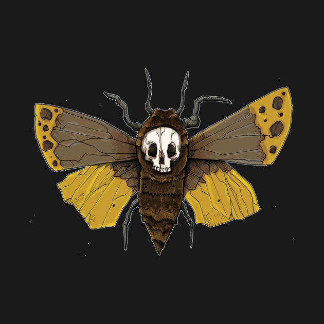 Deathhead moth by URBNPOP