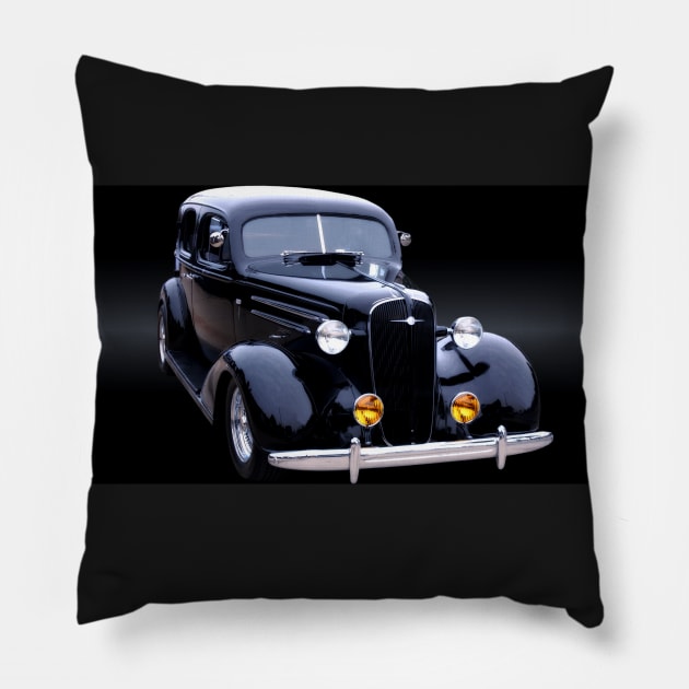 1935 Chevy Master Sedan A Pillow by Burtney