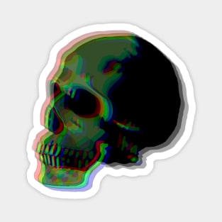 Green Skull Chromatic Version Magnet