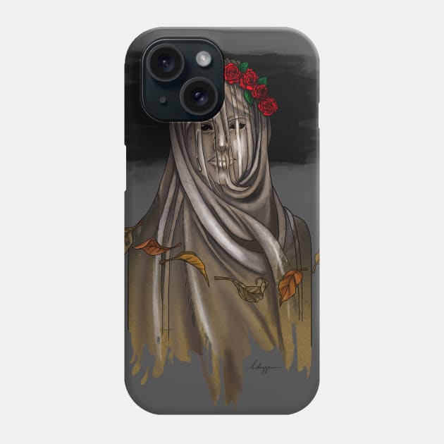 The Veiled Lady Phone Case by hiyas