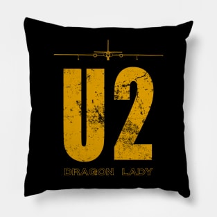 U2 - Dragon Lady Spy Plane Pillow