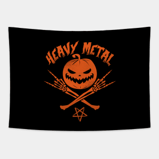 Heavy Metal Jack O' Lantern Tapestry