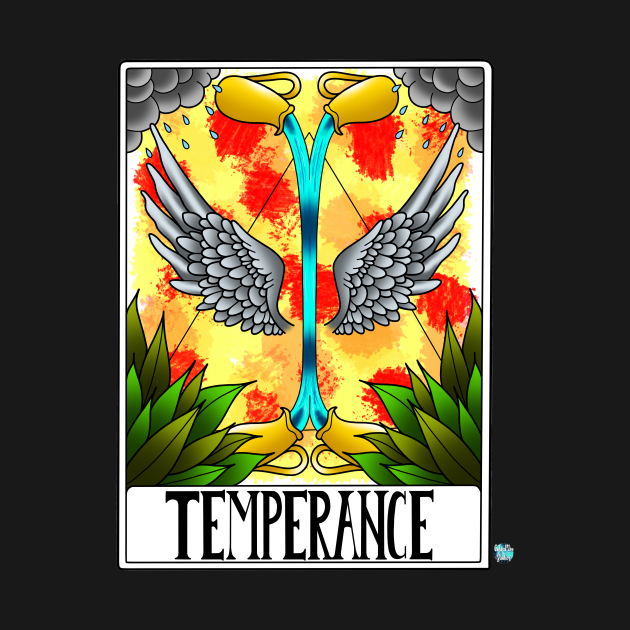 Temperance Sagittarius Tarot TShirt TeePublic