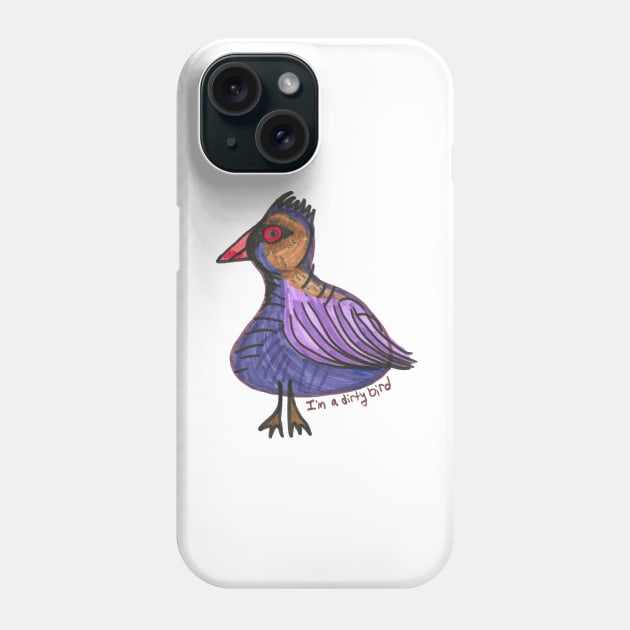 Dirty Birdy Phone Case by SassySpike