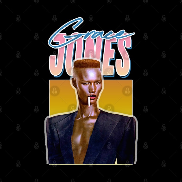 Grace Jones  80s Aesthetic Design by DankFutura