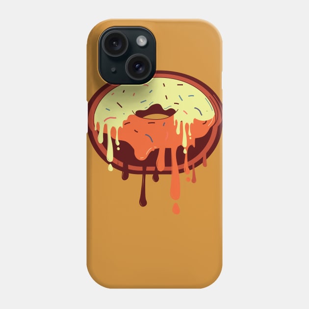 Dripping Glazed Donut.Glazed Doughnut Phone Case by FullOnNostalgia