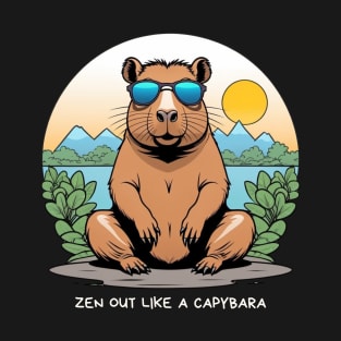 ZEN OUT LIKE A CAPYBARA T-Shirt