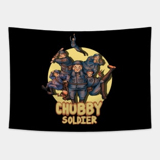 Chubby soldier Tapestry