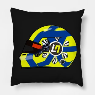 Lando Norris helmet design Pillow