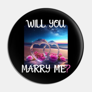 Marriage Proposal For Wedding Or Engagement - Romantic Gift Idea Pin