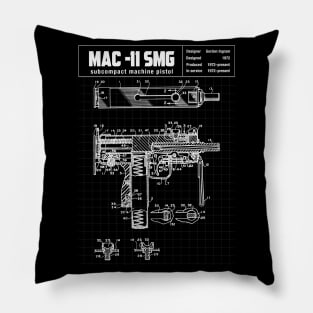 MAC-11 SUBMACHINE GUN Pillow