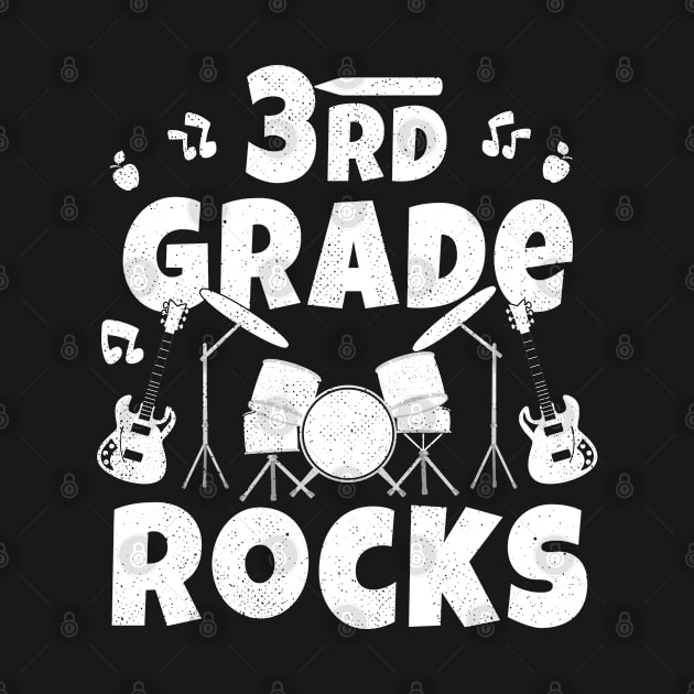 3rd Grade Rocks 1st Day Of School Back to School Guitar by kaza191