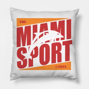 Vintage - The Miami Sport 2023 - Dolphin football Pillow