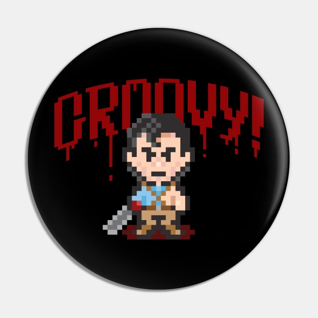 Evil Dead Pixels Pin by JangoSnow