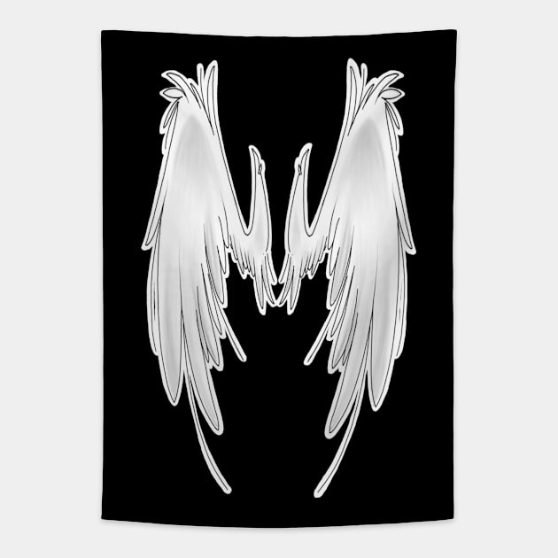 angel wings Tapestry by elywick