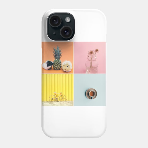 Pastel Art Squares Phone Case by jbrulmans