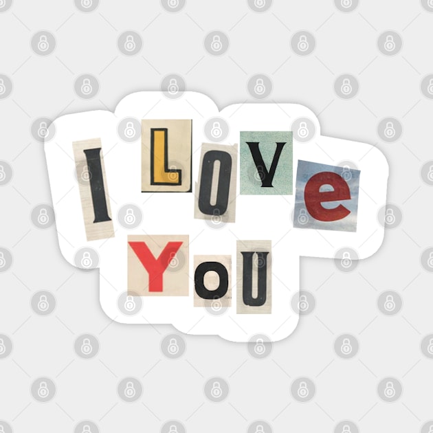 I Love You Magnet by sophiesconcepts