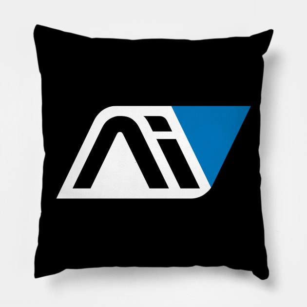 Andromeda Initiative symbol 01 Pillow by The_Interceptor