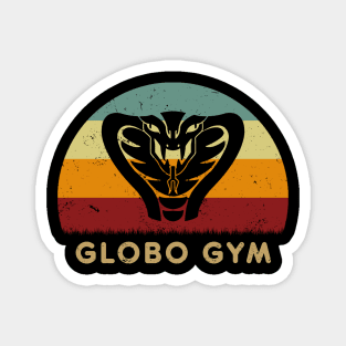 Retro Sunset - Dodgeball Globo Gym Magnet