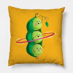 Pea Party Pillow