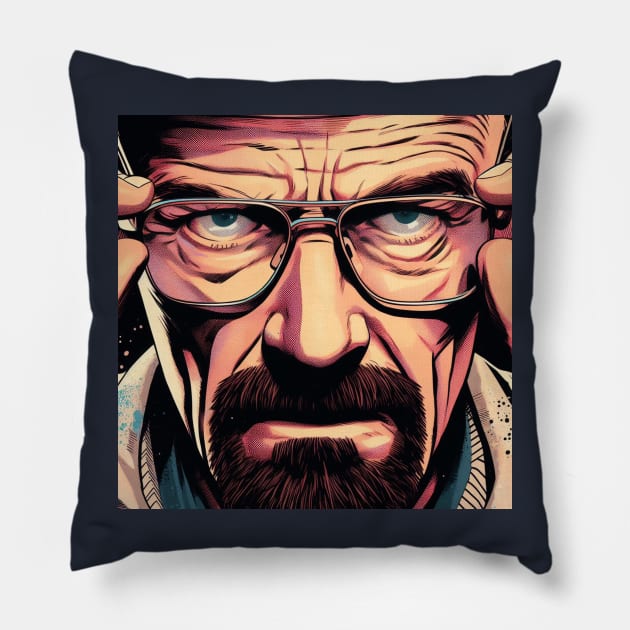 Heisenberg (Walter White) Pillow by nerd.collect