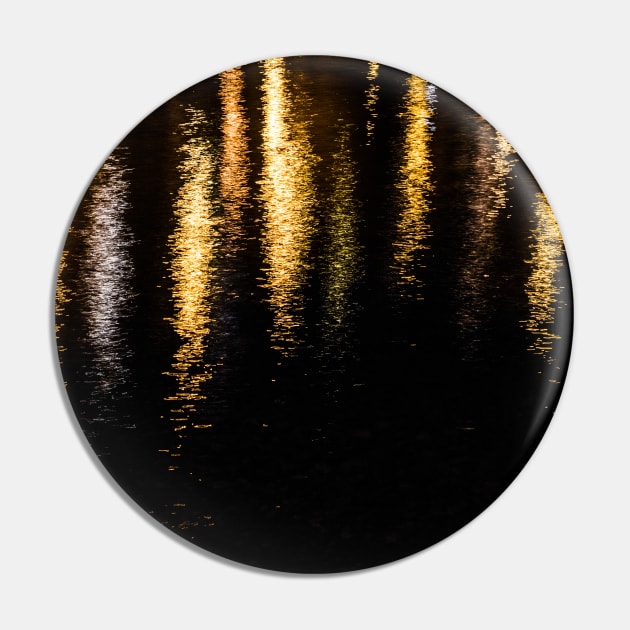 Abstract night lights sea shiny gold black Photo of glistening shiny water Pin by PLdesign