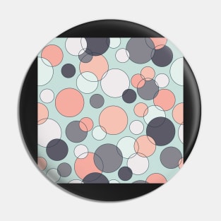 Spots and Dots Pink and Blue Pin