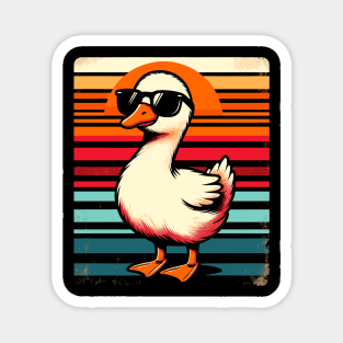 Silly Goose in Sunglasses Pun Meme Pool Funny Goose Magnet