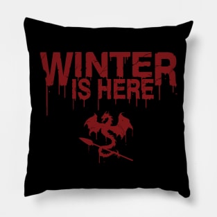 Winter Dragon Pillow