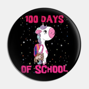 Happy Magical 100 Days Of School - Unicorn 100 Day Pin