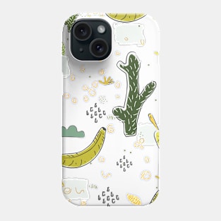 Cacti and Bananas Phone Case