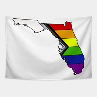 Progress pride flag - Florida Tapestry