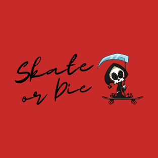 Grim Reaper Skateboard Guy T-Shirt