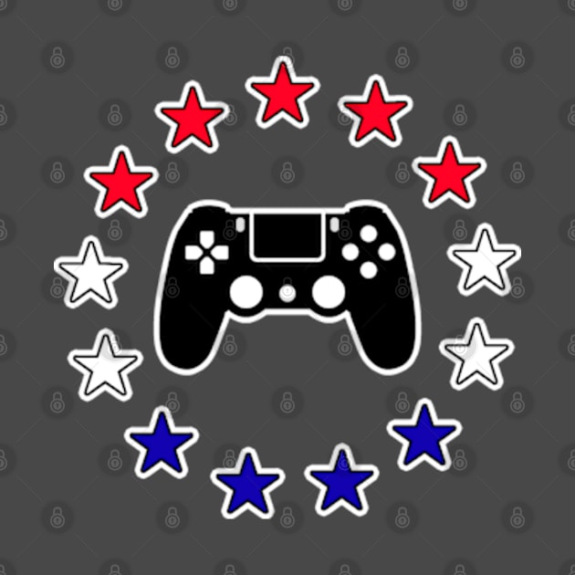 PlayStation Red White Blue by Gamers Gear