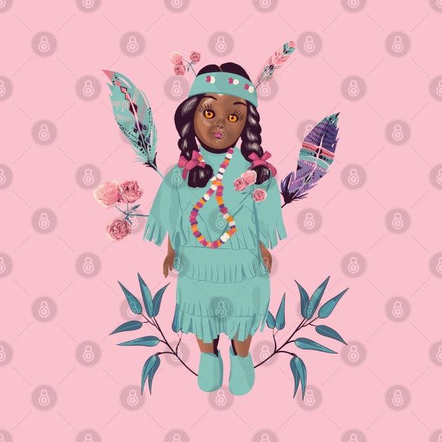 Native American Indian doll by Mimie20