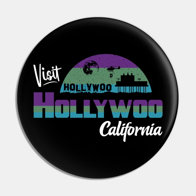 Visit Hollywoo Pin by WMKDesign