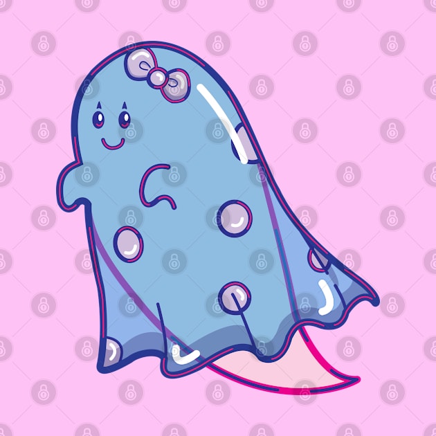 blue spooky ghosty by ayutiapus