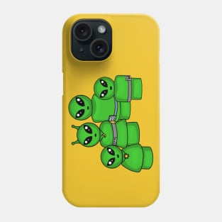 Little Alien Family Phone Case