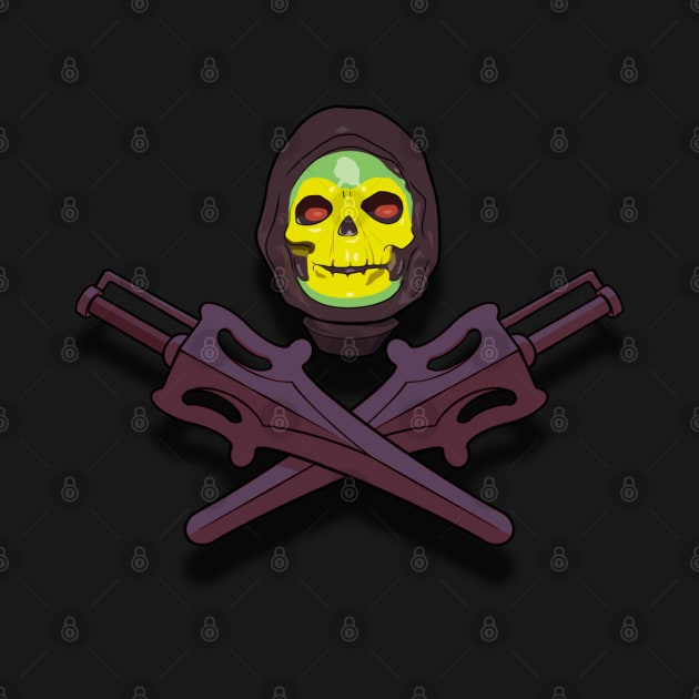 Skeletor & Crossbones by Eighties Wild Child