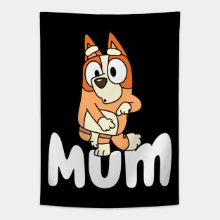 Bluey Mum Dance Tapestry