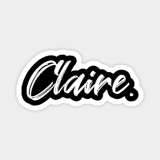 Name Claire Magnet