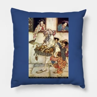 Aladdin - Arthur Rackham Pillow