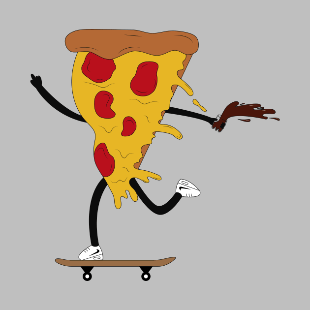 Pizza Skater by Mandrart