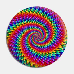 Colored Spiral Pin