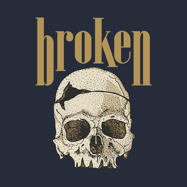 Broken Skull by AlinaPlesia