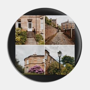 Glasgow Southside Streets Collage Pin