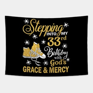 Stepping Into My 33rd Birthday With God's Grace & Mercy Bday Tapestry