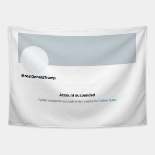 Trump Twitter Suspension Tapestry