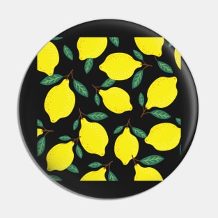 Cute Lemons Pattern Pin