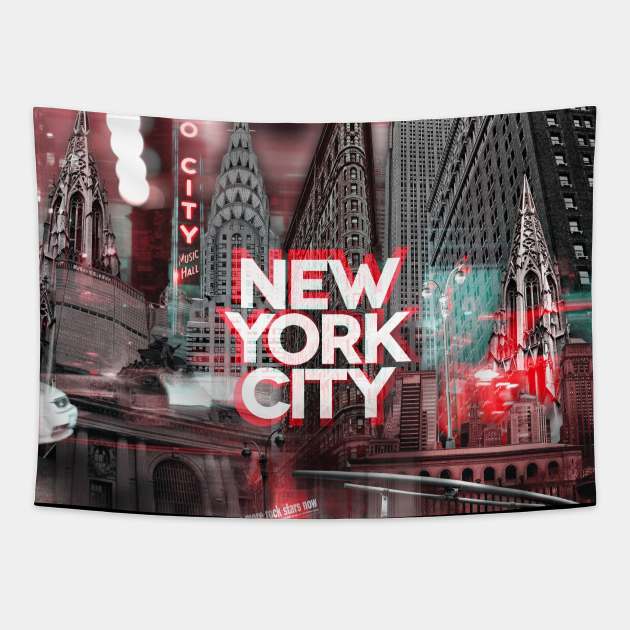 New York Tapestry by JavierMartinez